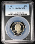 1977-S Proof Washington Quarter 25c PCGS PR69 DCAM Deep Cameo