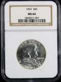 1963 Franklin Half Dollar 50c NGC MS64
