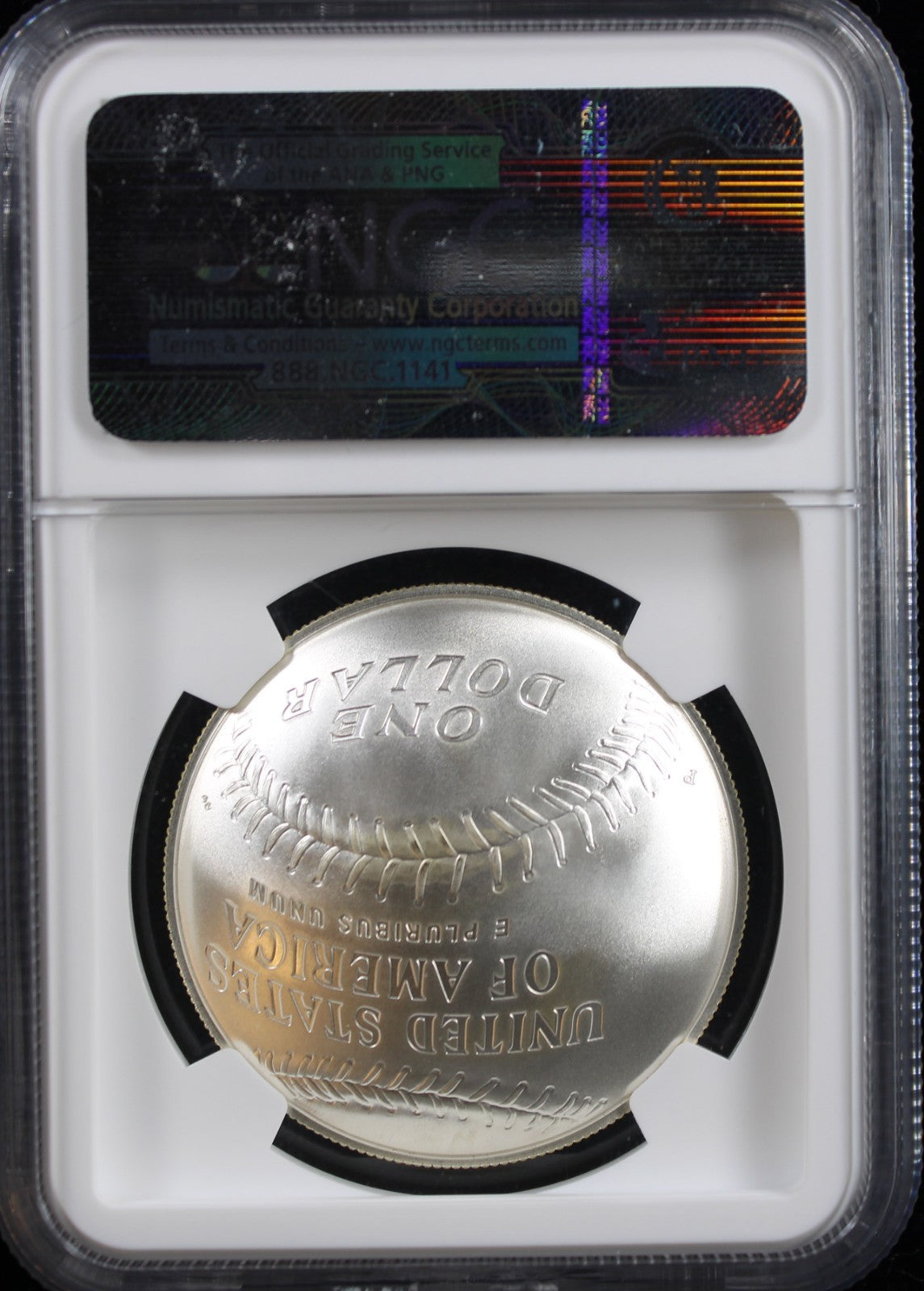 Atlanta Braves 2014 Baseball Hall of Fame $1 NGC MS70