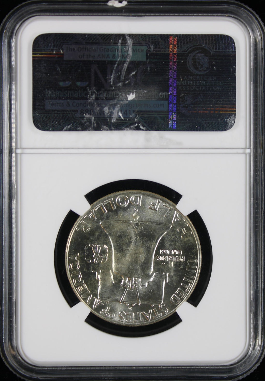 1962-D Franklin Half Dollar 50c NGC MS65 FBL