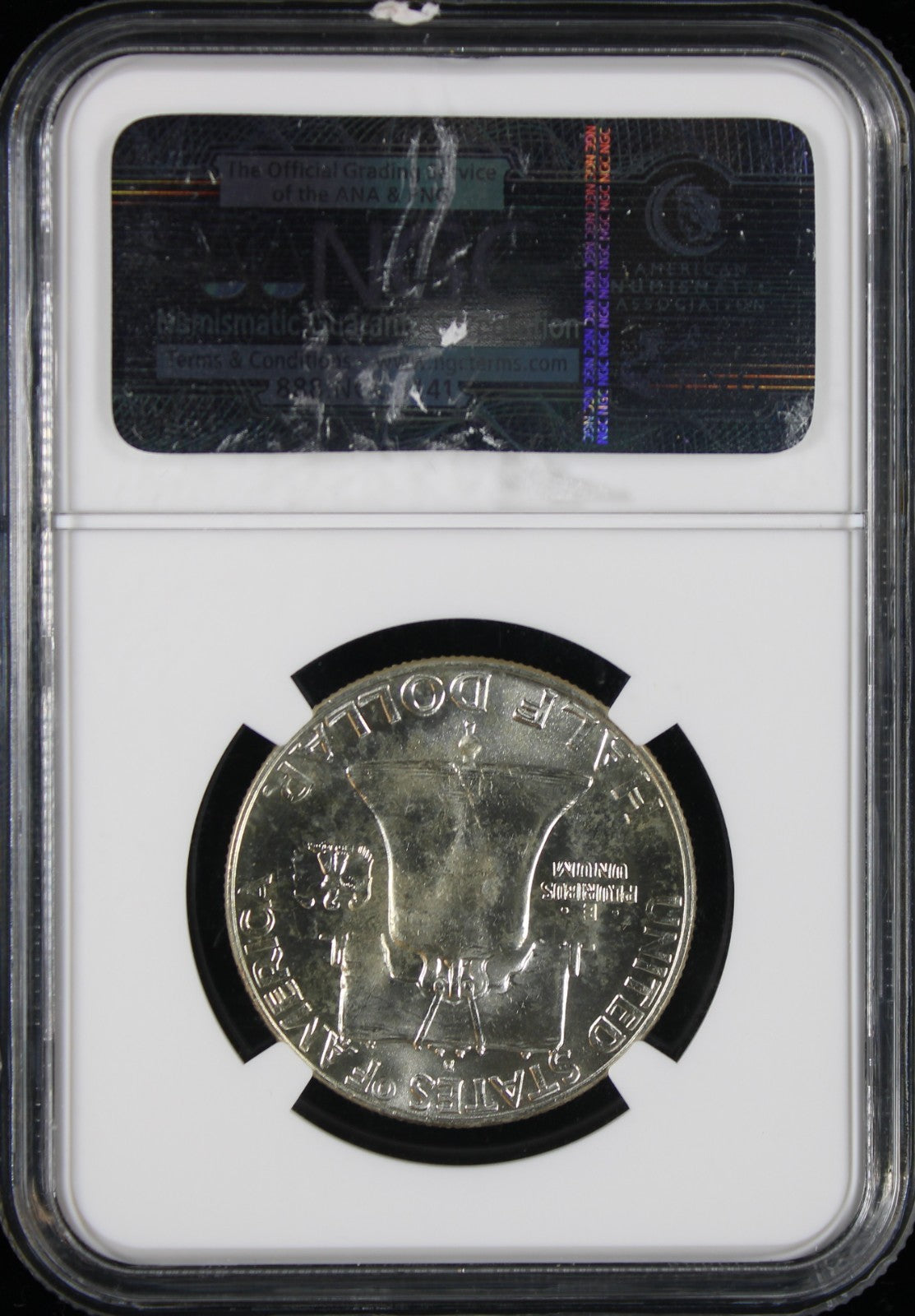 1962-D Franklin Half Dollar 50c NGC MS65 FBL