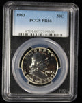 1963 Franklin Proof Half Dollar 50c PCGS PR66