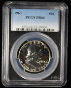 1963 Franklin Proof Half Dollar 50c PCGS PR66