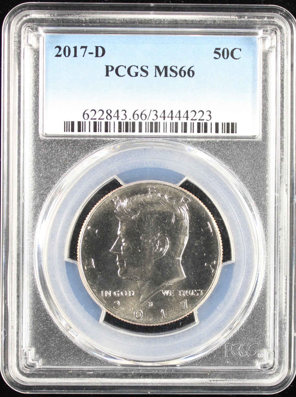 2017-D Kennedy Half Dollar 50c PCGS MS66