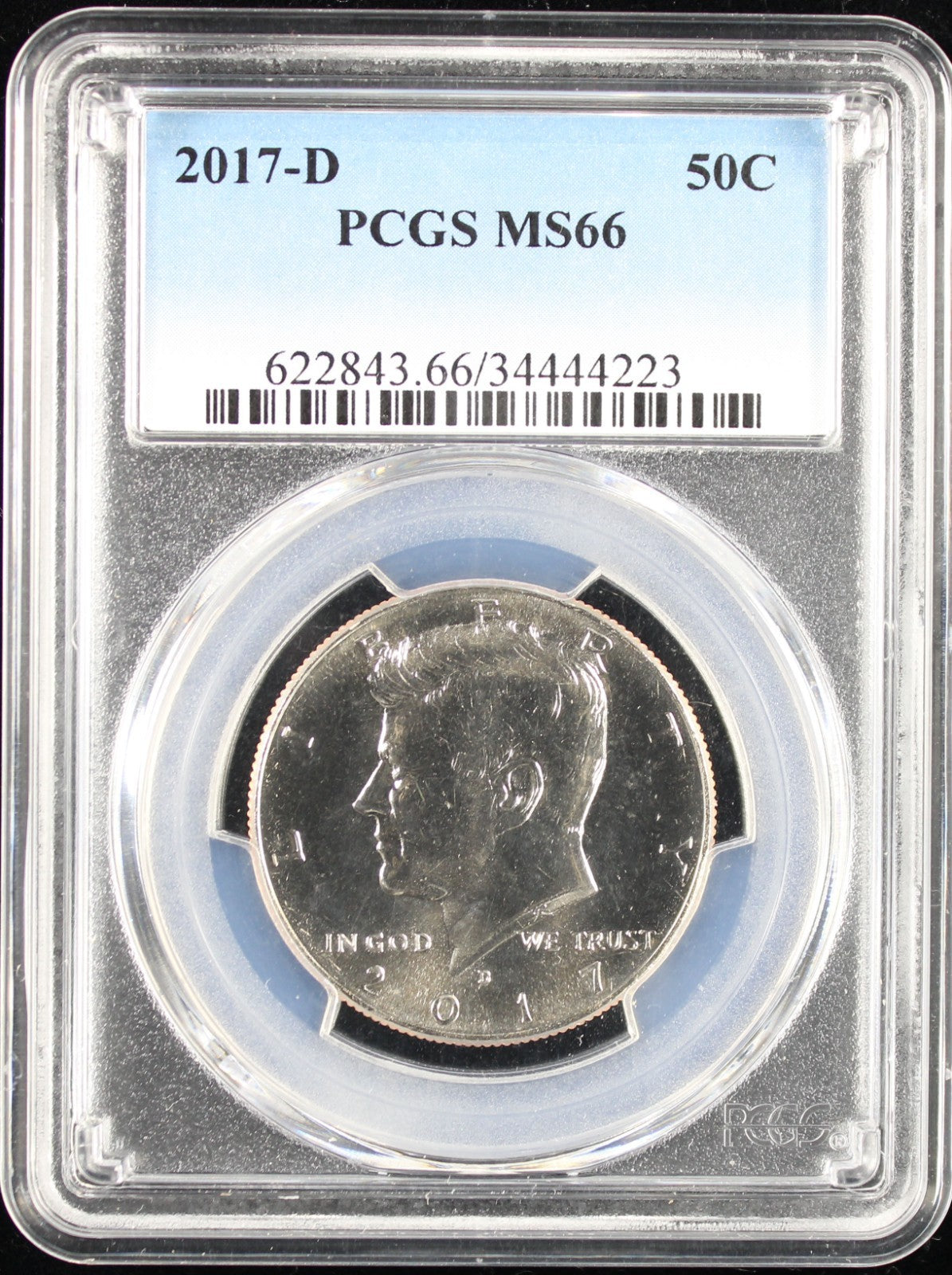 2017-D Kennedy Half Dollar 50c PCGS MS66