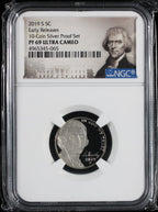 2019-S Jefferson Nickel 5c NGC PF69 Ultra Cameo