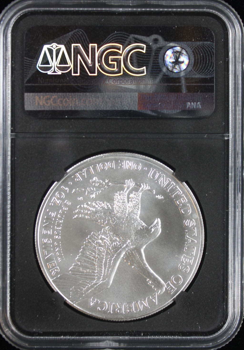 2021 Silver Eagle NGC MS70 First Day of Issue Guadioso Signed Type 2