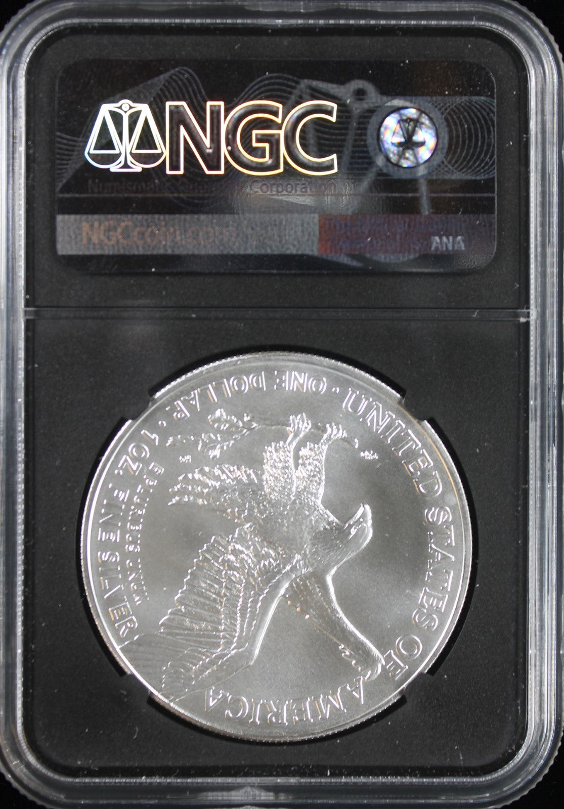 2021 Silver Eagle NGC MS70 First Day of Issue Guadioso Signed Type 2