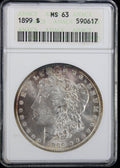 1899 $1 Morgan ANACS Soapbox MS63