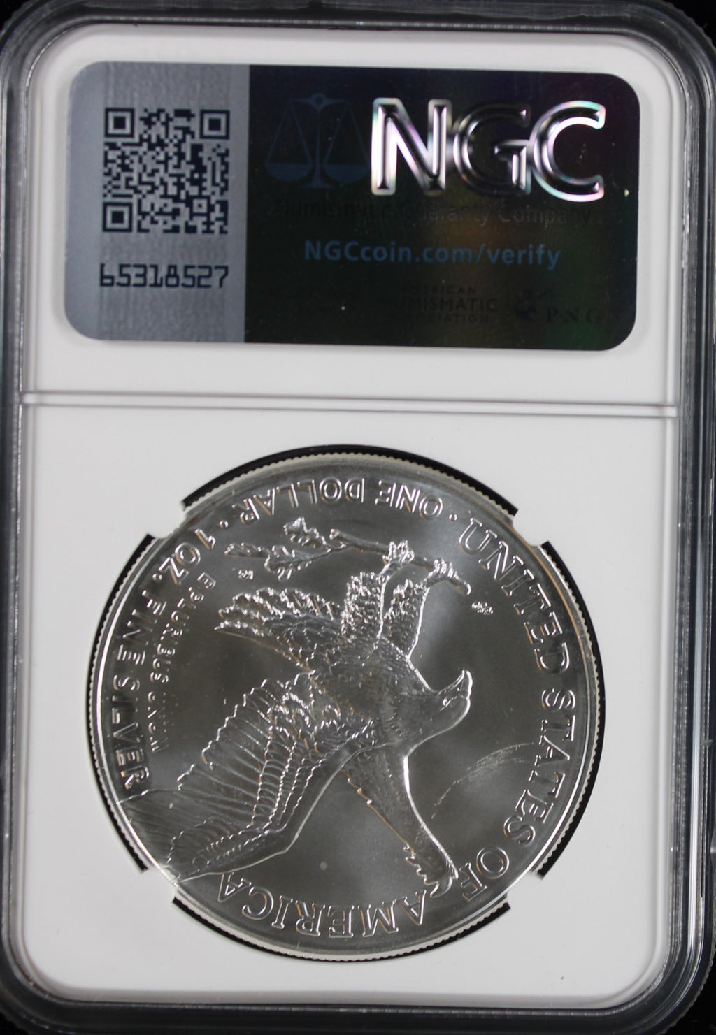 2025 Silver Eagle NGC MS70 Guadioso Signed First Day of Issue