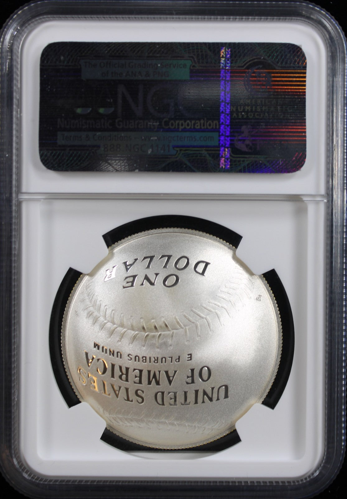 $1 Baseball Hall of Fame NGC PF70 Ultra Cameo