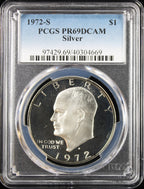 1974-S Eisenhower Clad Dollar $1 PCGS PR69DCAM