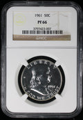 1961 Franklin Proof Half Dollar 50c NGC PF66