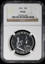 1961 Franklin Proof Half Dollar 50c NGC PF66