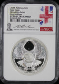 2024 Alderny 5 Pound Bald Eagle NGC PF70 Ultra Cameo
