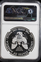 2013-W Silver Eagle NGC SP70 Enhanced Finish West Point Set First Release Castle