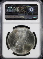 1923 Peace $1 NGC MS66+