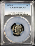 1976-S 10c PCGS PR70DCAM