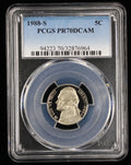 1988-S Jefferson Proof Nickel 5c PCGS PR70 DCAM Deep Cameo