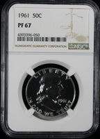 1961 Franklin Proof Half Dollar 50c NGC PR67