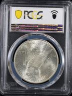 1923 Peace $1 PCGS MS66