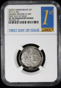 2017-S Washington Clad Quarter 25c PCGS SP70 Enhanced Finish