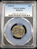 1938-D 5c Buffalo PCGS MS66