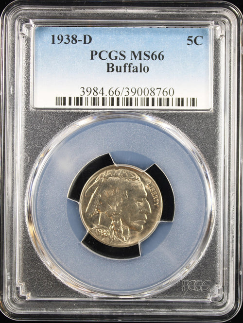 1938-D 5c Buffalo PCGS MS66