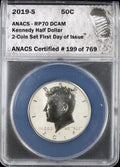 2019-S Kennedy 50c ANACS RP70DCAM