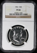 1961 Franklin Proof Half Dollar 50c NGC PF68