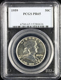1959 Franklin Proof Half Dollar 50c PCGS PR65