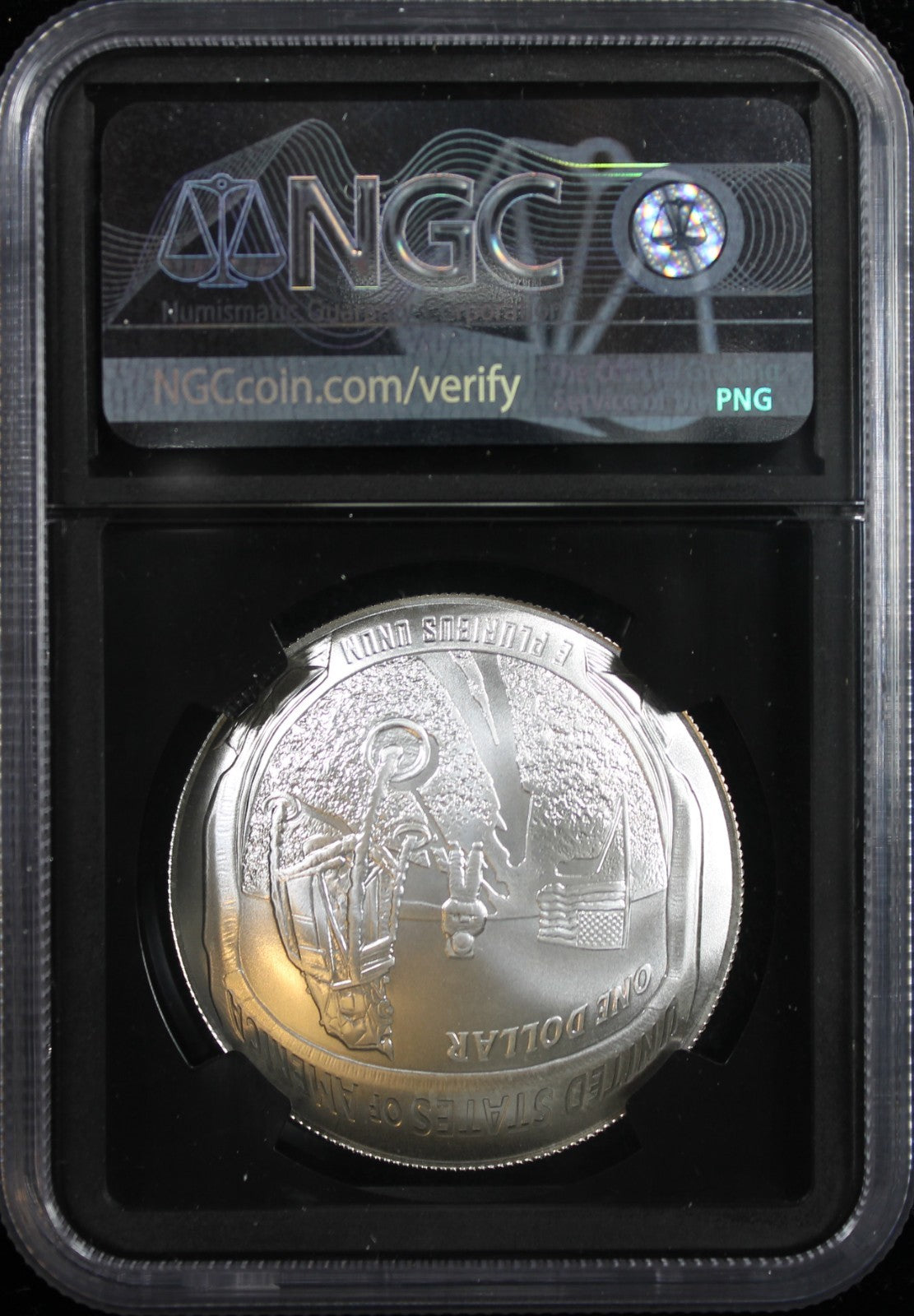 2019 Apollo 11 50th Anniversary Moon Missions Releases $1 NGC MS70