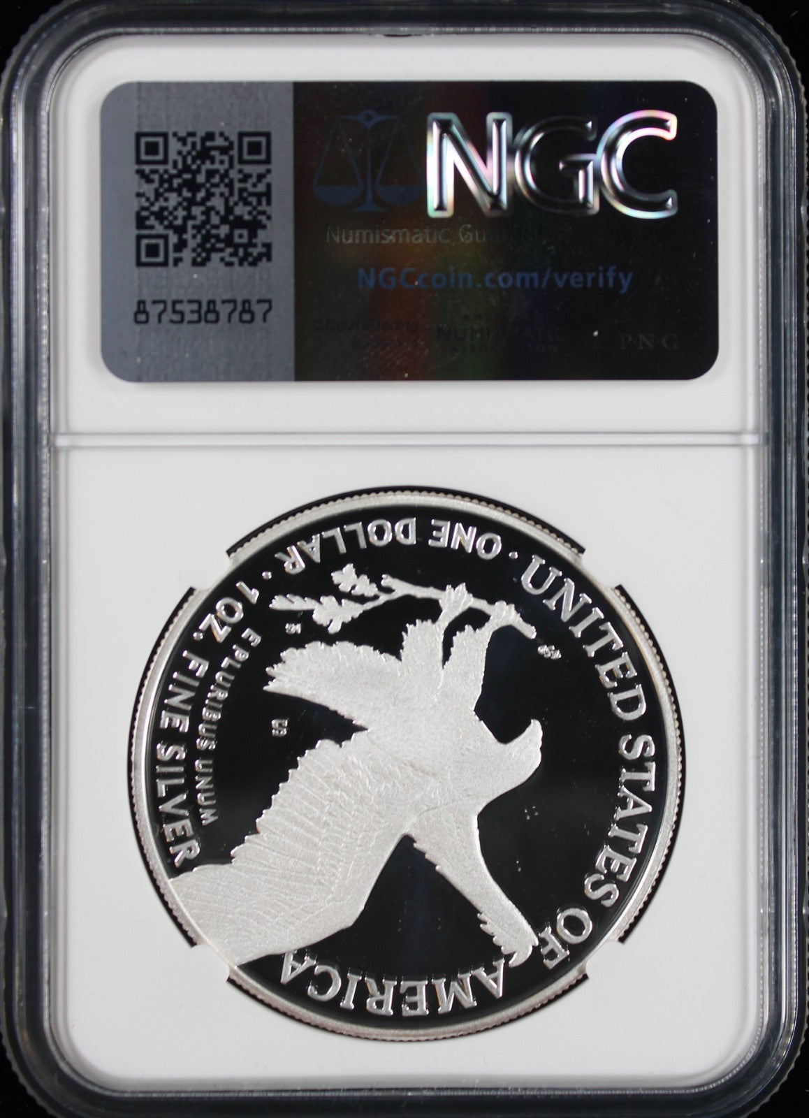 2023-S Silver Eagle NGC PR70UCAM Guadisoso Signed Advance Releases