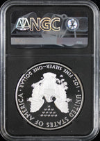 2021-W Silver Eagle NGC PF70UCAM First Day of Issue Mercanti Signed Type 1