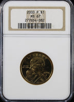 2000-P Sacagawea Dollar $1 NGC MS67