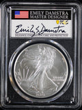 2021 Silver Eagle PCGS MS70 Damstra Signed Type 2