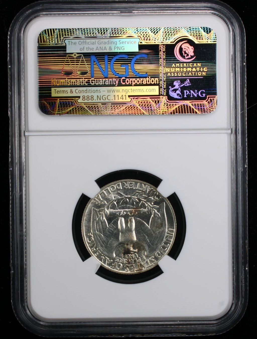 1942 Proof Washington Silver Quarter 25c NGC PF65