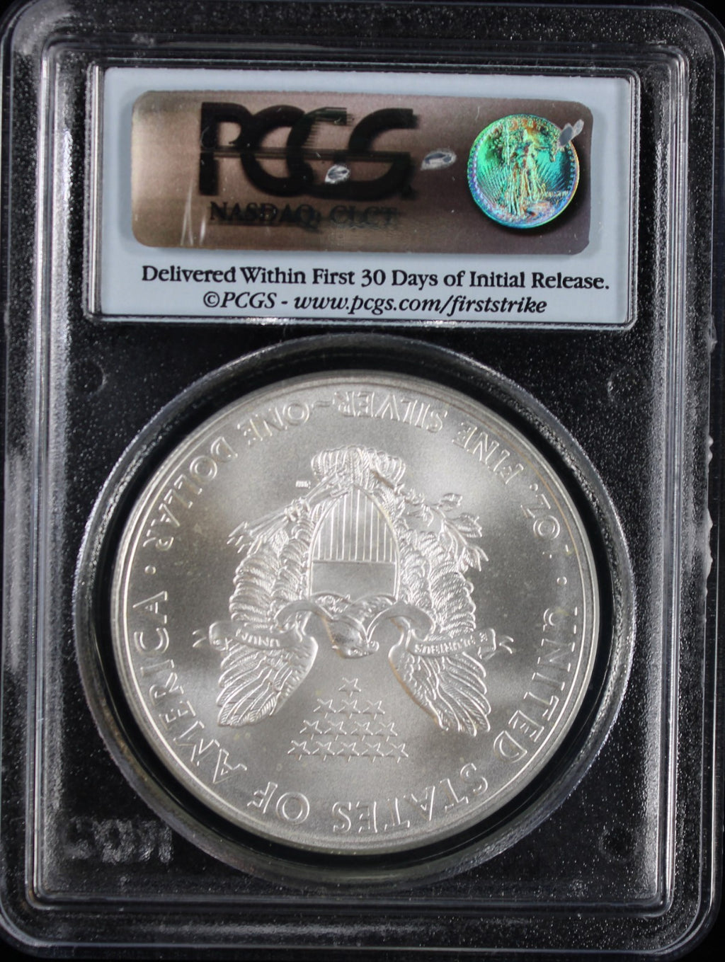2008 Silver Eagle PCGS MS70 First Strike