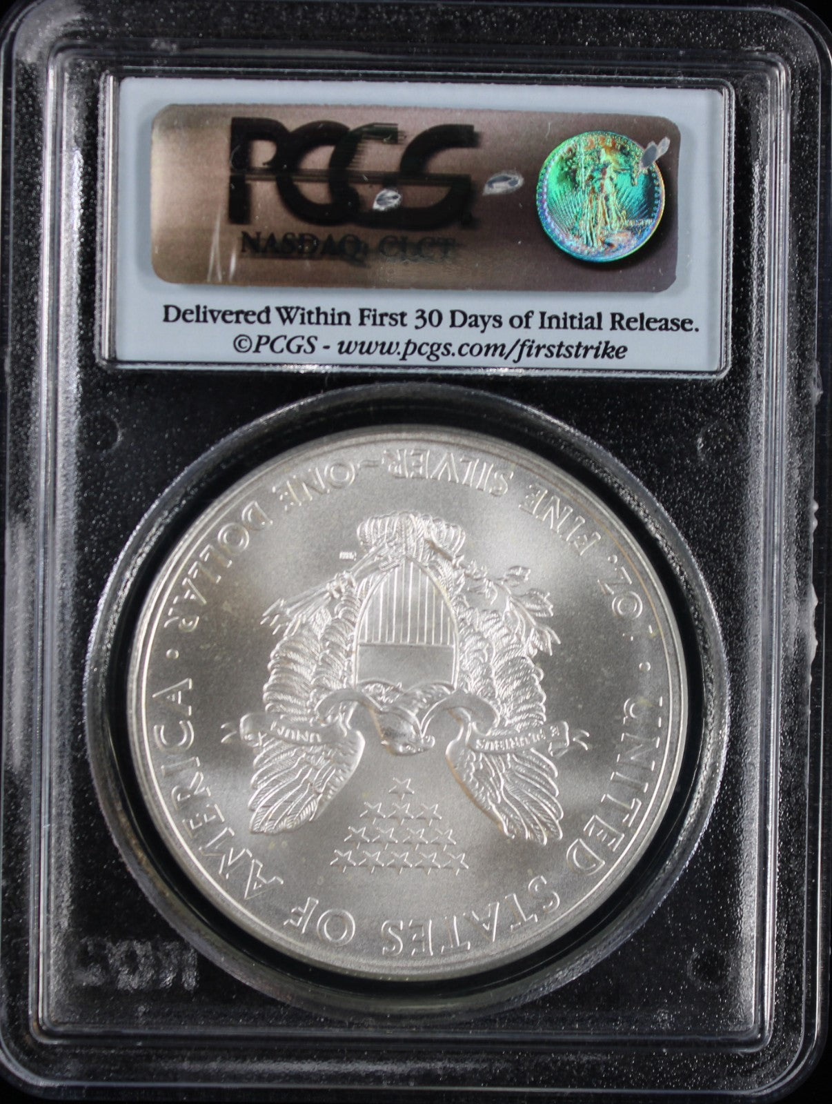 2008 Silver Eagle PCGS MS70 First Strike