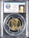 2007 John Adams Dollar PCGS MS64 Mint Error Double Edge Letting