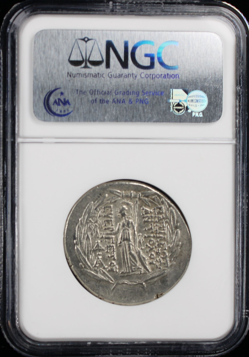 Greek Antiochus VII (138-129 BC) Tetradrachm NGC XF