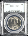 1985-D Kennedy Half Dollar 50c PCGS MS65