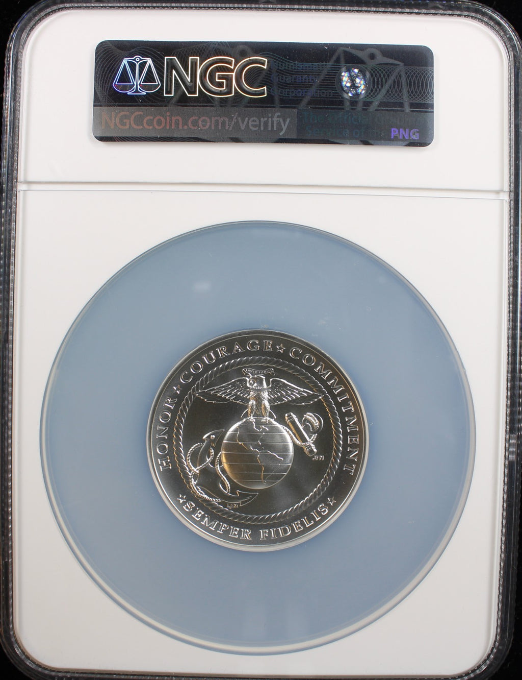 2022 2.5 Oz Silver Medal US Marine Corps NGC MS70