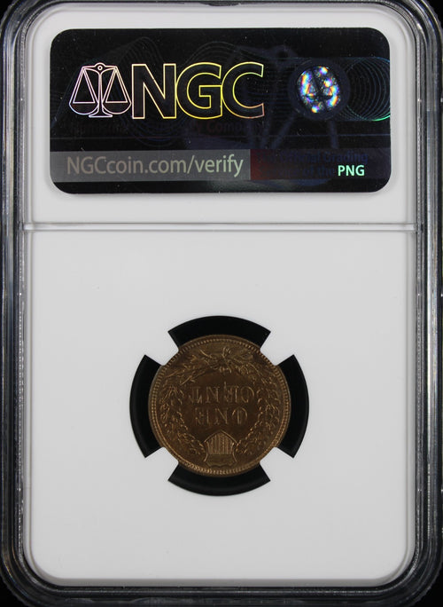 1907 1c NGC MS64RB