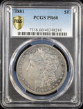 1881 $1 Morgan PCGS PR60