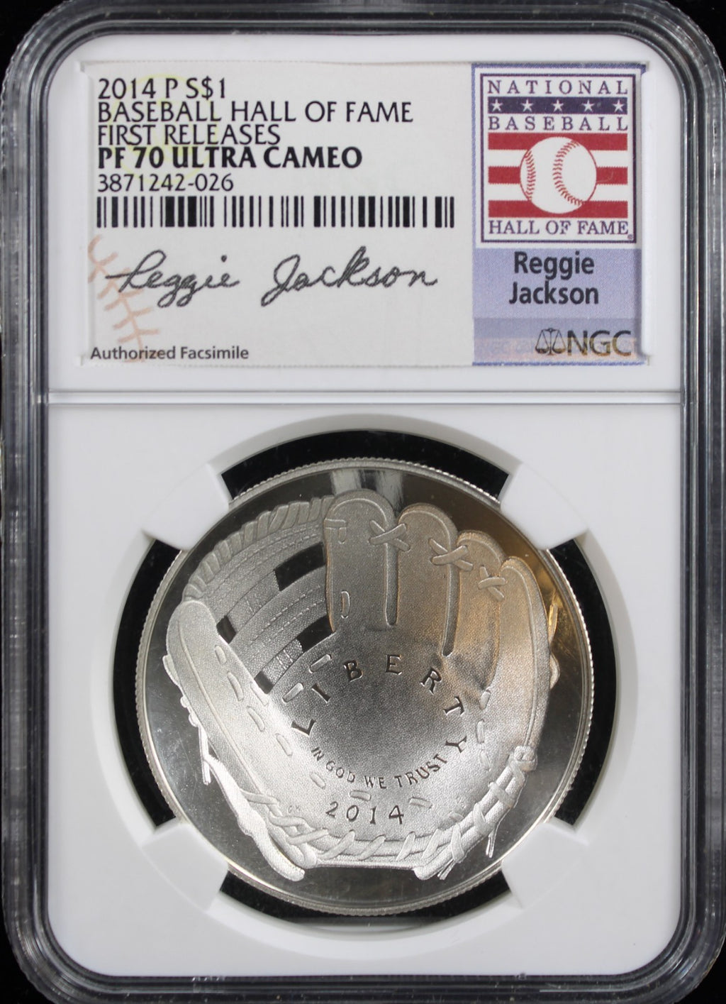 $1 Baseball Hall of Fame NGC PF70 Ultra Cameo First Releases