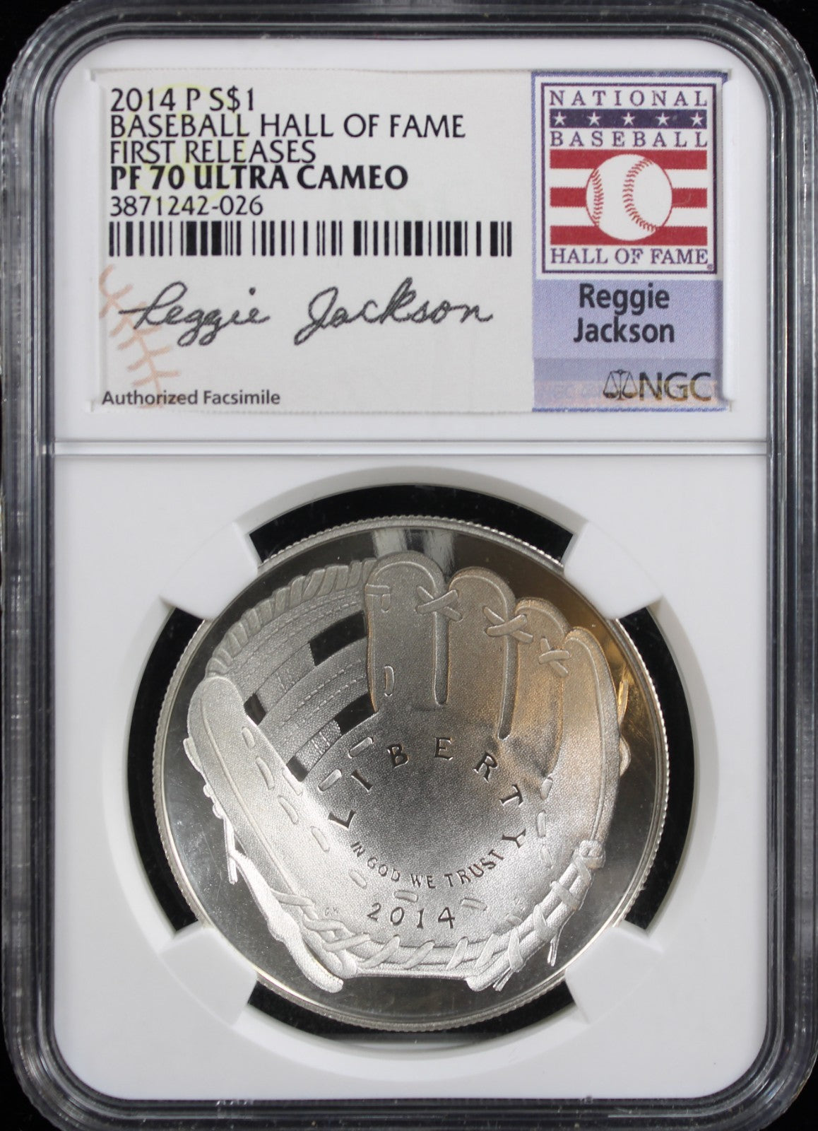 $1 Baseball Hall of Fame NGC PF70 Ultra Cameo First Releases
