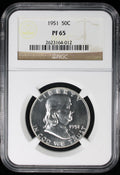 1951 Franklin Proof Half Dollar 50c NGC PF65