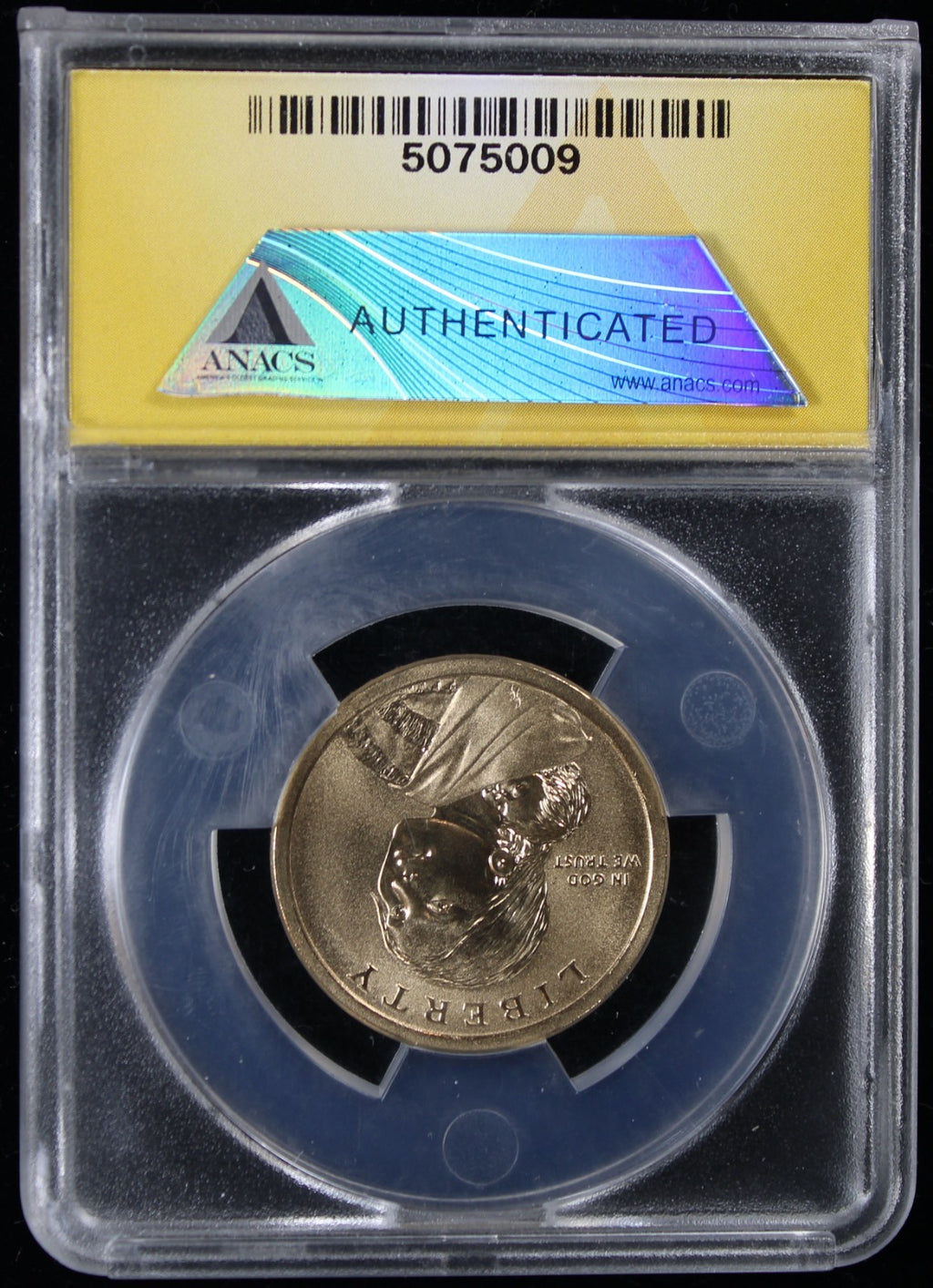 2014-D $1 Native American $1 ANACS EU69 Enhanced UNC