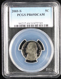 2001-S Jefferson Nickel 5c PCGS PR69 Deep Cameo
